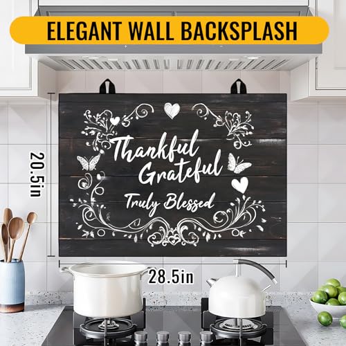Grateful NYZE Stove Top Cover Mat 28.5x20.5 in – Heat-Resistant Glass Cooktop Protector