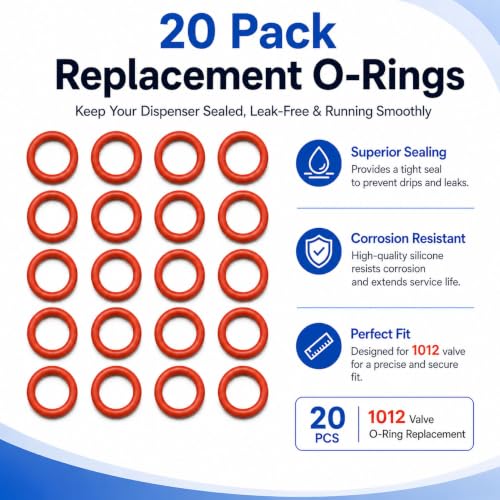 1012 Valve O-Ring Replacement — 20 Pack for Crathco Bubblers & 1010A Grinds / Cecilware