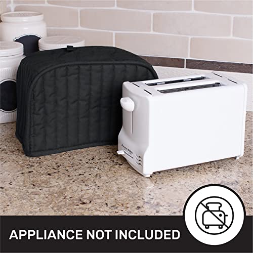 RITZ Quilted 2-Slice Toaster Cover, Black / 1 Count – Dust Protection
