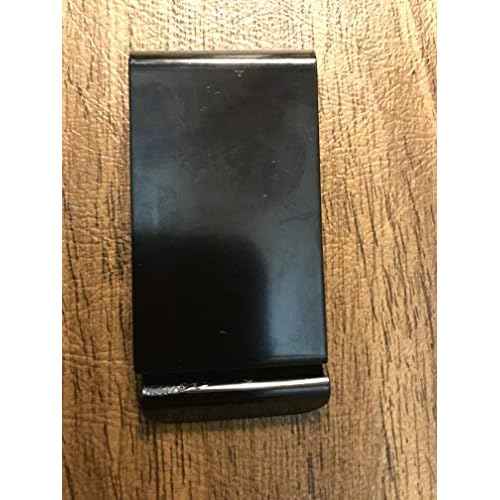 2PCS Black Metal Spring Steel Belt Clip Holster Clip Sheath Belt Clip Snap Clip Clasp Spring Buckle Hook for Wallets, Pouches, Tape Measure