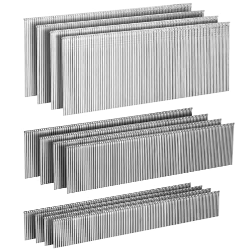 PINOZE 18 Gauge Stainless Steel Brad Nails 1200-Count for Nail Gun, 3 Sizes
