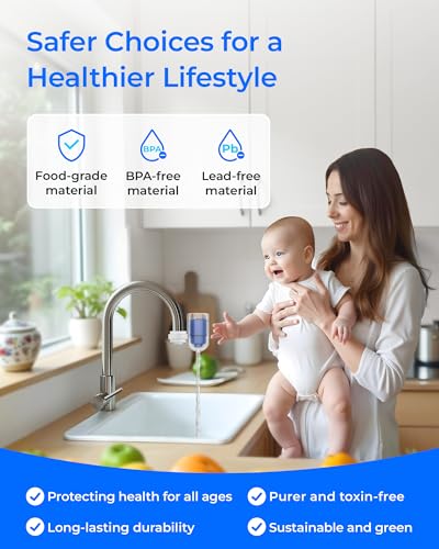Waterdrop Blue 6-Pack Faucet Filter Replacement for PUR Water Filters