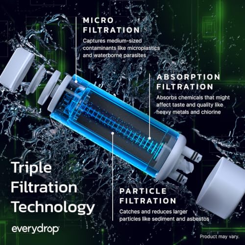 EveryDrop Whirlpool Ice & Water Refrigerator Filter 4 Green EDR4RXD1