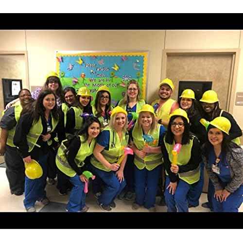 zojo Normal Visibility Safety Vests,12 Pack,Adjustable Size, Thin & Lightweight Mesh Fabric, Wholesale Safety Vest for Outdoor Works, Fits for Men and Women -Neon Yellow