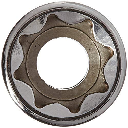 Williams JHWBD-816 SuperTorque 3/8-Inch Drive Shallow 8 Point 1/2-Inch Socket with Lobular Openings, Chrome Finish