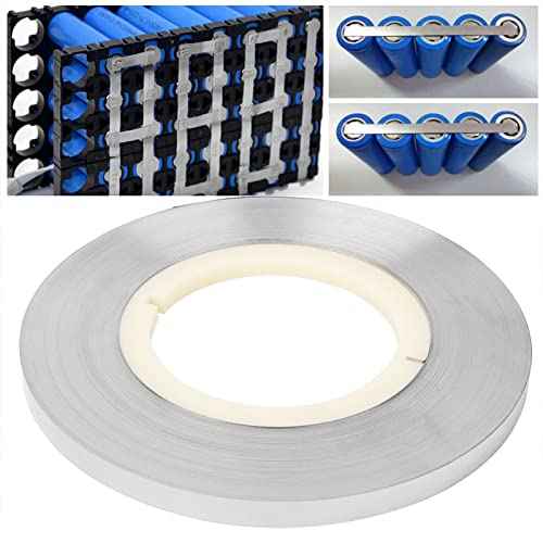 Battery Tape, 0.15mm Steel Plated Strip Tape Battery Spot Welding Tape 1KG in Weld Steel Strip Tape(0.15 x 8mm)