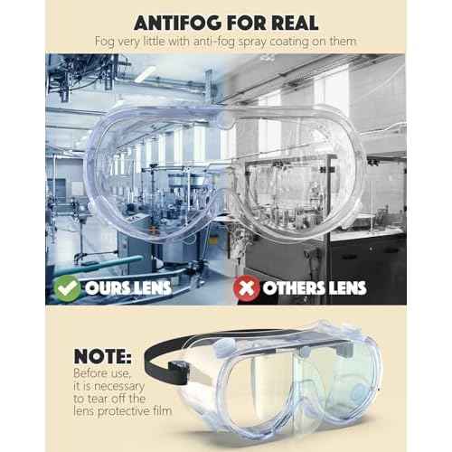 Qbily Anti-fog Safety Goggles,Adjustable Lab Goggles£¬Lightweight Science Goggles