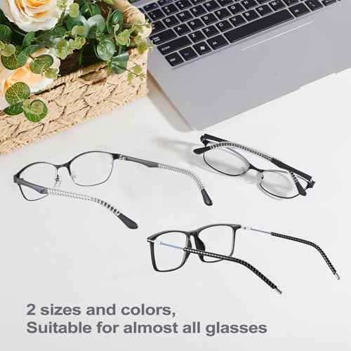 Eyeglasses Ear Cushion, Anti-Slip Comfort Eyeglasses Temple Tips Sleeve Retainer, Non Slip Eyeglass Ear Cushions