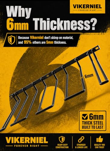 Vikerniel 1 Pack Heavy Duty Metal Cordless Drill Holder Wall Mount Organizer for Dewalt & Power Tools