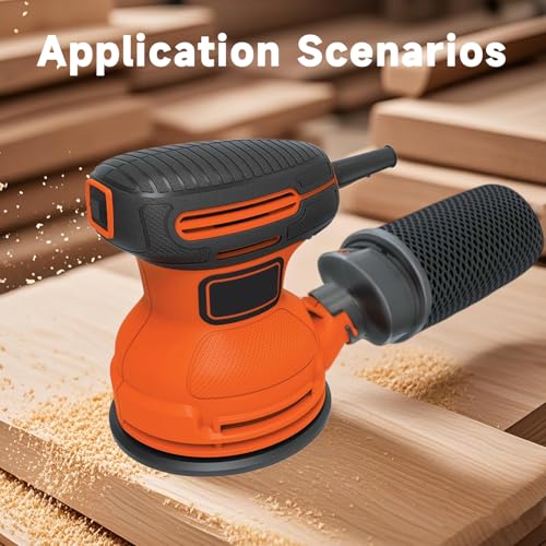 Sander Pad Hook and Loop Backing Plate Compatible with Black & Decker BDERO600 BDERO100 RO100B RO100K TS720 Q800K BT300 Replace#: N601645 380278-00