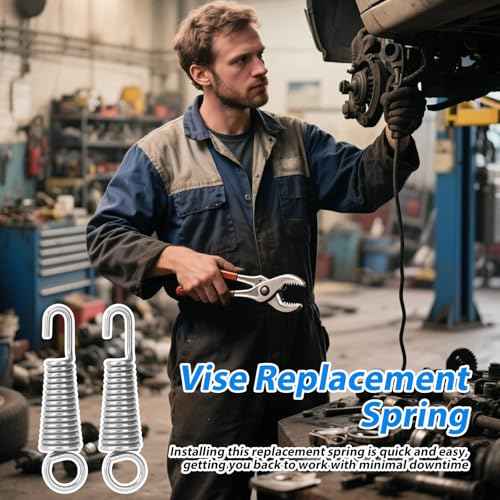 12pcs Vise Grip Spring Clamp, Carbon Steel Replacement Springs for Pliers Compatible with Irwin Vise Grip Locking Pliers Repairing Shop Supply (30mm)