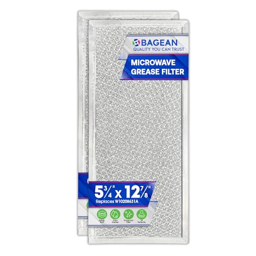 Bagean 2-Pack Microwave Filter 5.78 x 12.91 in Fits Whirlpool W10208631A