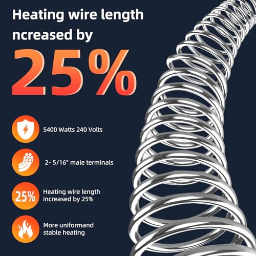279838 Dryer Heating Element Replacement Kit for Whirlpool Maytag Kenmore 70/80 Series