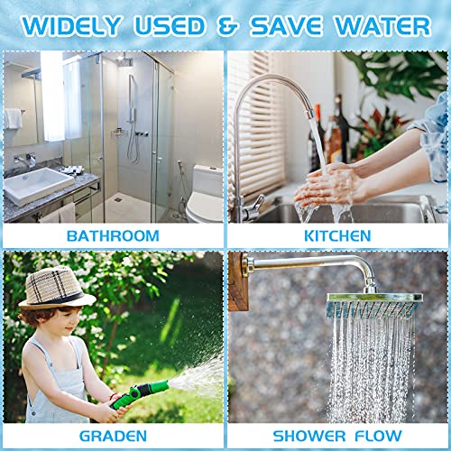 Honoson Shower Head Flow Restrictor Set 1.2-2.5 GPM - Model 1, Water Saver