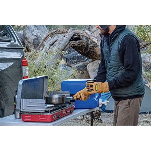 Ironclad Ranchworx Winter Gloves RWDI, Premium Leather Insulated Winter Work Gloves, Cold Weather Protection Rated to 30¡ÆF/-1¡ÆC, Water-Resistant Palm, (1 Pair), RWDI-07-XXXL, Size XXX-Large