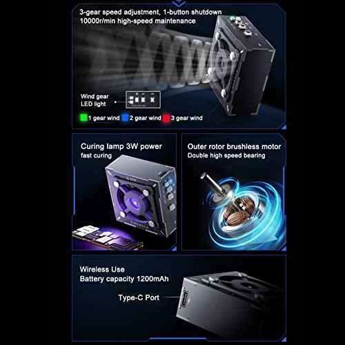 Solder Fume Extractor UV Fast Curing Smoke Absorber Remover Smoke Prevention Absorber DIY Working Fan for Soldering Station