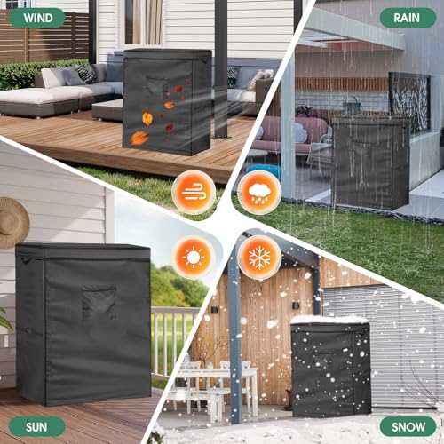 Chest Freezer Cover – Waterproof 420D Dustproof Indoor/Outdoor, Fits 3.5 Cu Ft Freezers