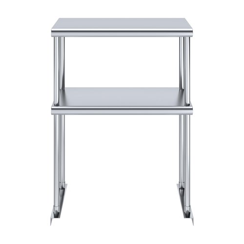 AmGood Double OverShelf Stainless Steel NSF - Many (24" Long x 12" Deep)