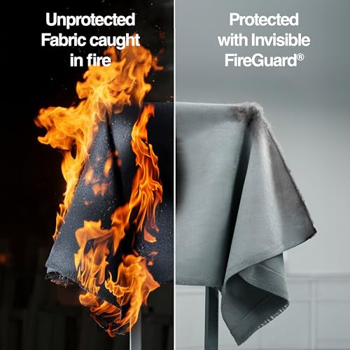 ForceField FireGuard Flame Retardant Spray 22 oz (650 ml) - Fireproof & Smoke-Resistant Fabric Protector