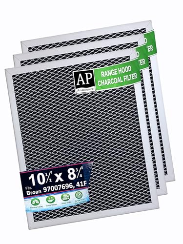 Range Hood Filter 8.75 x 10.5 in for Broan/Nutone 97007696 41F – 3X Pack