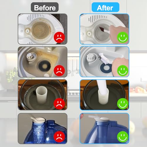 XANGNIER Humidifier Cleaning Brush Kit 8 Pcs Multicolor - Deep Clean
