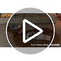 OPONL 42 Inch Black Modern Ceiling Fan with Light & Remote Control