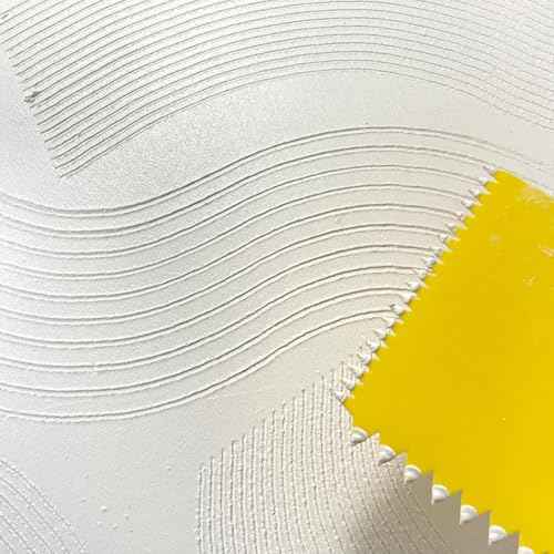 5Pcs Adhesive Spreader Plastic Trowel Notched Glue Spreader 1/4" 15/32" Tooth Hardwood Flooring Spreader Plastic Notch Trowel, 5" x 5"