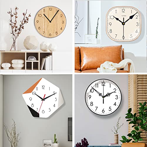 3 Pack Silent Quartz Clock Movements with 7 Hands Replacement Kit - EMOON