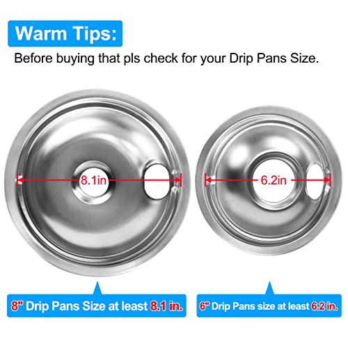 MP22YA 4-Pack Electric Stove Burner Elements for Whirlpool (Not GE/Hotpoint)