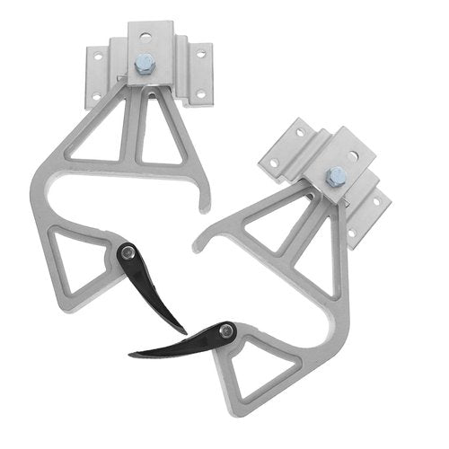 SEWOART Aluminum Alloy Extension Ladder Locking Mechanisms for Enhanced Stability and Slip Resistance Various Surfaces for DIY and Professional Use