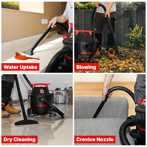 Shop-Vac 4 Gallon 4 Peak HP Wet Dry Vacuum with Blower - Portable Garage & Workshop Cleaner