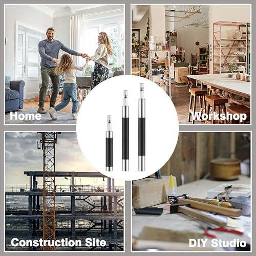 3PCS Bit Holder, HIA Magnetic Drill Bit Holder Extension, small (3.07"?4.6"), medium (4.7"?7.8") and large (5.5"?9.4")
