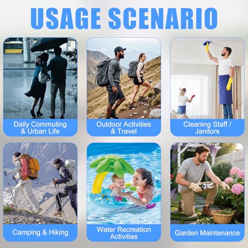 20Pcs Shoe Covers for Rain Disposable - Waterproof Plastic Clear Heavy Duty Rain Shoe Covers for Men and Women - Rain Boot Cover for Outdoor Indoors Overshoes