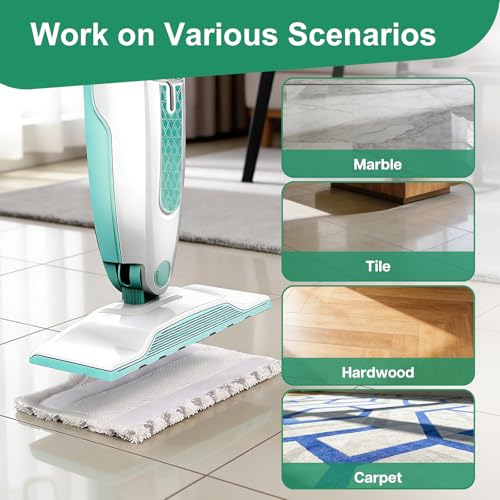 4 Pack Steam Mop Replacement Pads for Shark S1000 Series | Jikefa