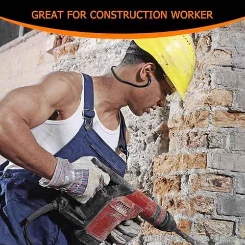 8 Pairs Ear Plugs Banded for Shooting Range Noise Cancelling Reusable Washable Ear Protection with Silicone Tips for Construction Lawn Mowing Welding Worker Shooter Hearing Protection