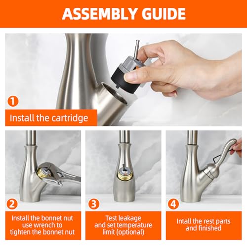 NIDIOCIP RP50587 Cartridge Valve Replacement for Delta DST Kitchen & Lavatory Faucets