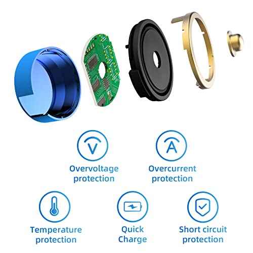 MCC S Magnetic Charger Compatible with Olight Baldr S/S BL/mini/RL Mini, PL Mini and PL-Mini2, Replacement Charging Cable for Flash Light, 3.3 FT/1M