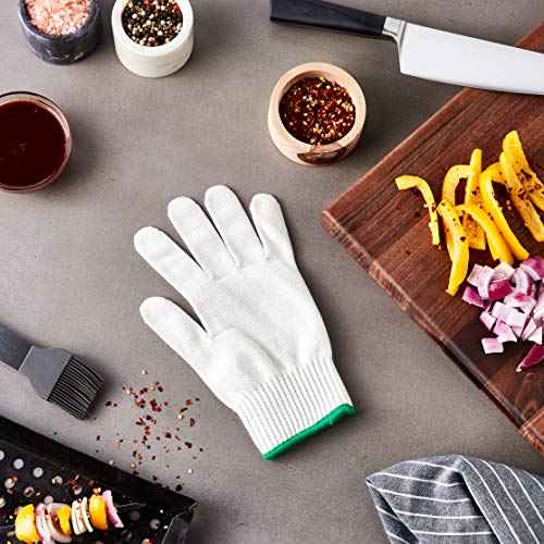 Mercer Culinary Millennia Level A5 Cut Glove, Medium, White