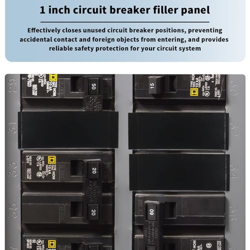 LRWZOV 1-Inch Universal Breaker Filler Plate Pack of 10 for Load Centers