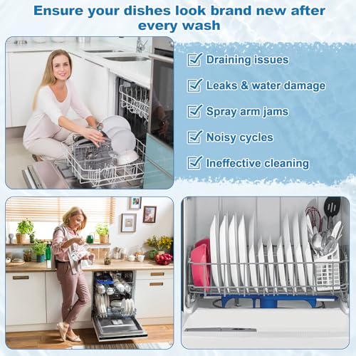 Lower Spray Arm Kit 5304517203 for Frigidaire Kenmore Dishwasher – 360° Cleaning