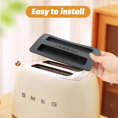 2 Pack Toaster Cover, Silicone Toaster Lid Appliances Top Cover, Universal Bread Machine Cover Kitchen Bread Maker Lid, Sandwich Machine Part Accessories