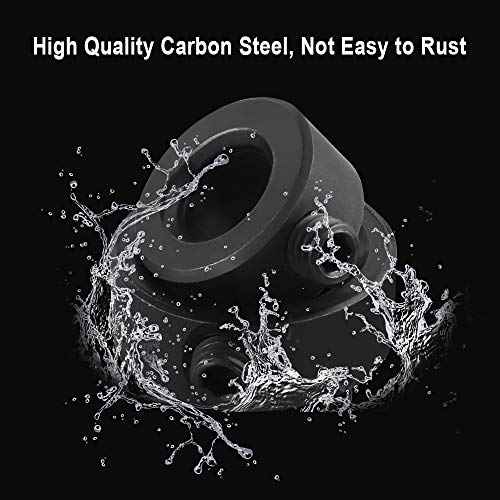 Depth Stop Drill Bit, 18 Piece Drill Stop Collar Set Positioner Ring and Hex Wrench (3mm, 4mm, 5mm, 6mm, 8mm, 10mm, 12mm, 16mm)