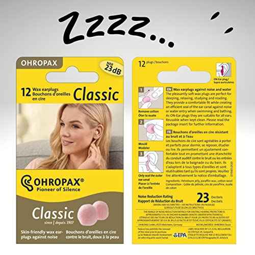 Ohropax Wax Ear Plugs, 12 Plug