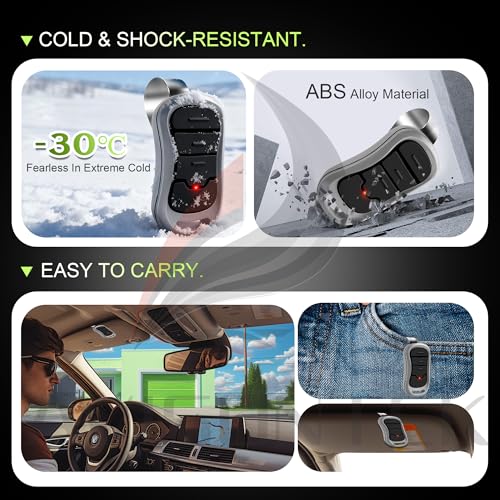 Avisontek 2-Pack G3T-R Genie Garage Door Remote Replacement 2X G3T-BX, 3-Button, Long Range