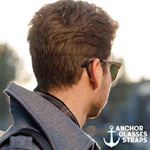 3 Pack - Sunglasses Retainer Anti-Slip Glasses Grip Ear Hook Eyeglasses Anti-Slip Temple Tip Glasses Holder (Black)