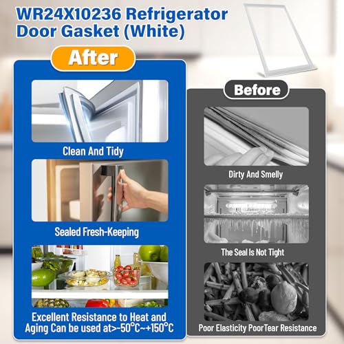 MOHTOL WR24X10236 Refrigerator Door Gasket Replacement for GE Hotpoint – 43" x 26"