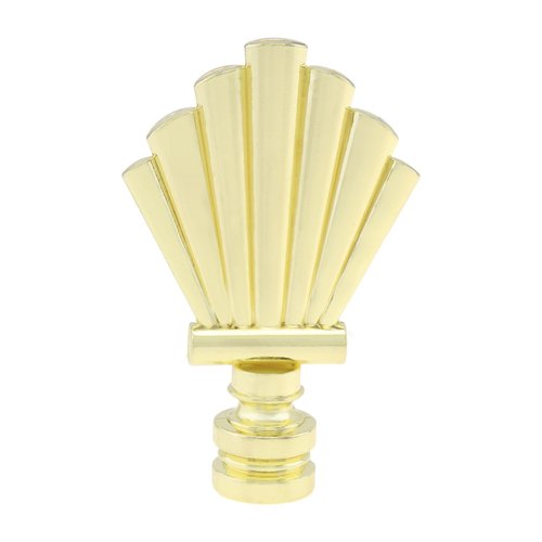 RTNLIT Lamp Finial Cap Knob 2.8 Inch Tall Lamp Finials Decorative Alloy Finials for Lamp Shades, Tapped 1/4-29 Lamp Knob Replacement, Gold