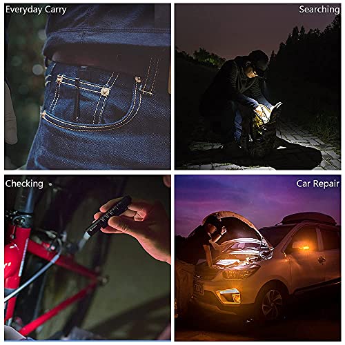 OLIGHT I3T EOS Small EDC LED Flashlight - Compact Handheld Torch, Black