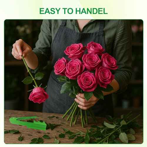 2PCS Rose Thorn Stripper Tool Thorn Remover for Roses Durable Iron Floral Stem for Removing Thorns and Leave Flower Stem Cutter