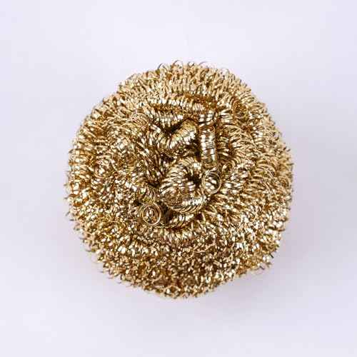 Noah Welding Soldering Iron Tip Cleaner, Solder Tip with Cleaning Brass wire and Metal Brass,no Water needed,Gold